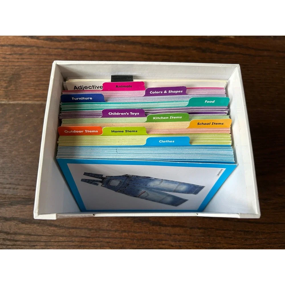 Lakeshore Building Language Photo Library AA248 Flash Cards Vocabulary Set Kids